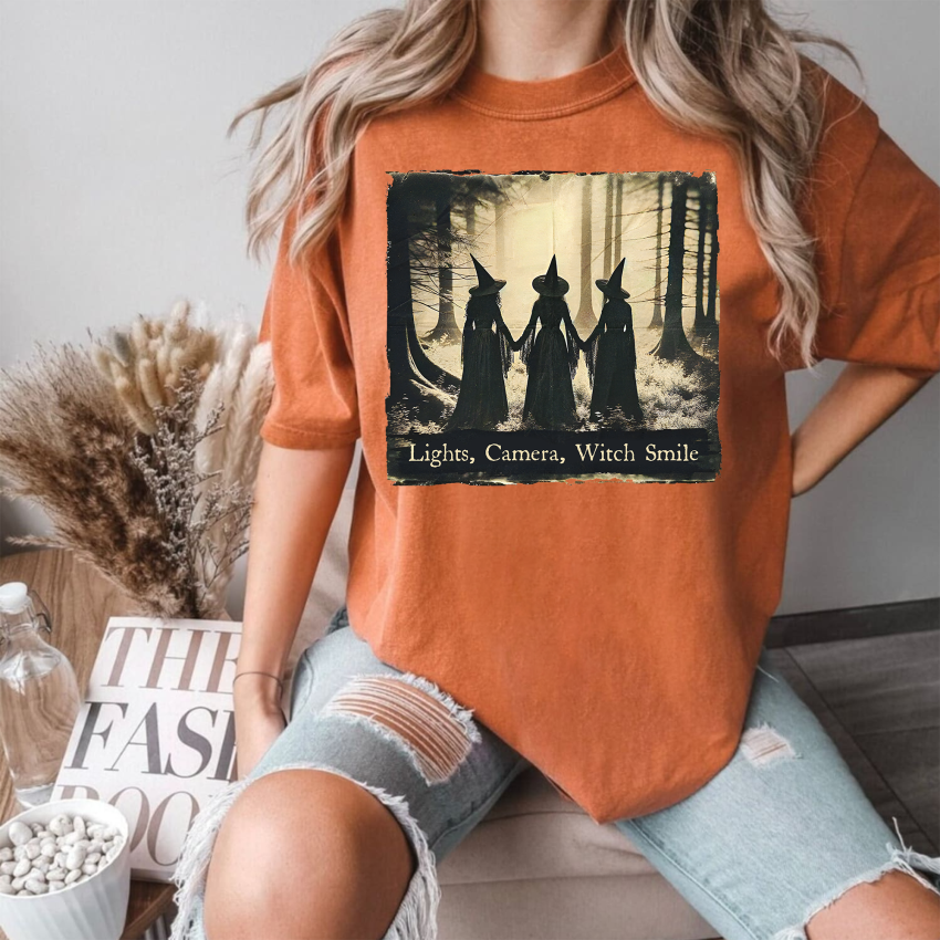 Light, Camera, Witch Smile Shirt