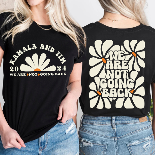 We are not going back flower version Shirt