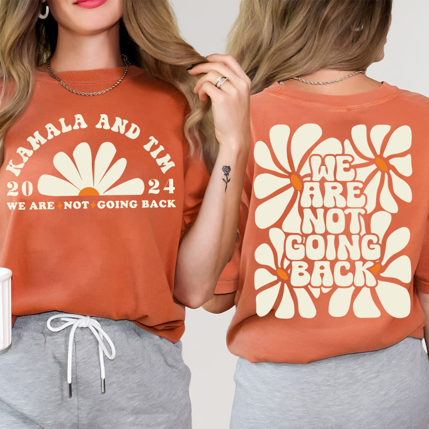 We are not going back flower version Shirt