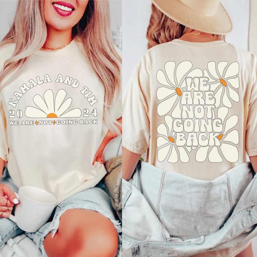 We are not going back flower version Shirt